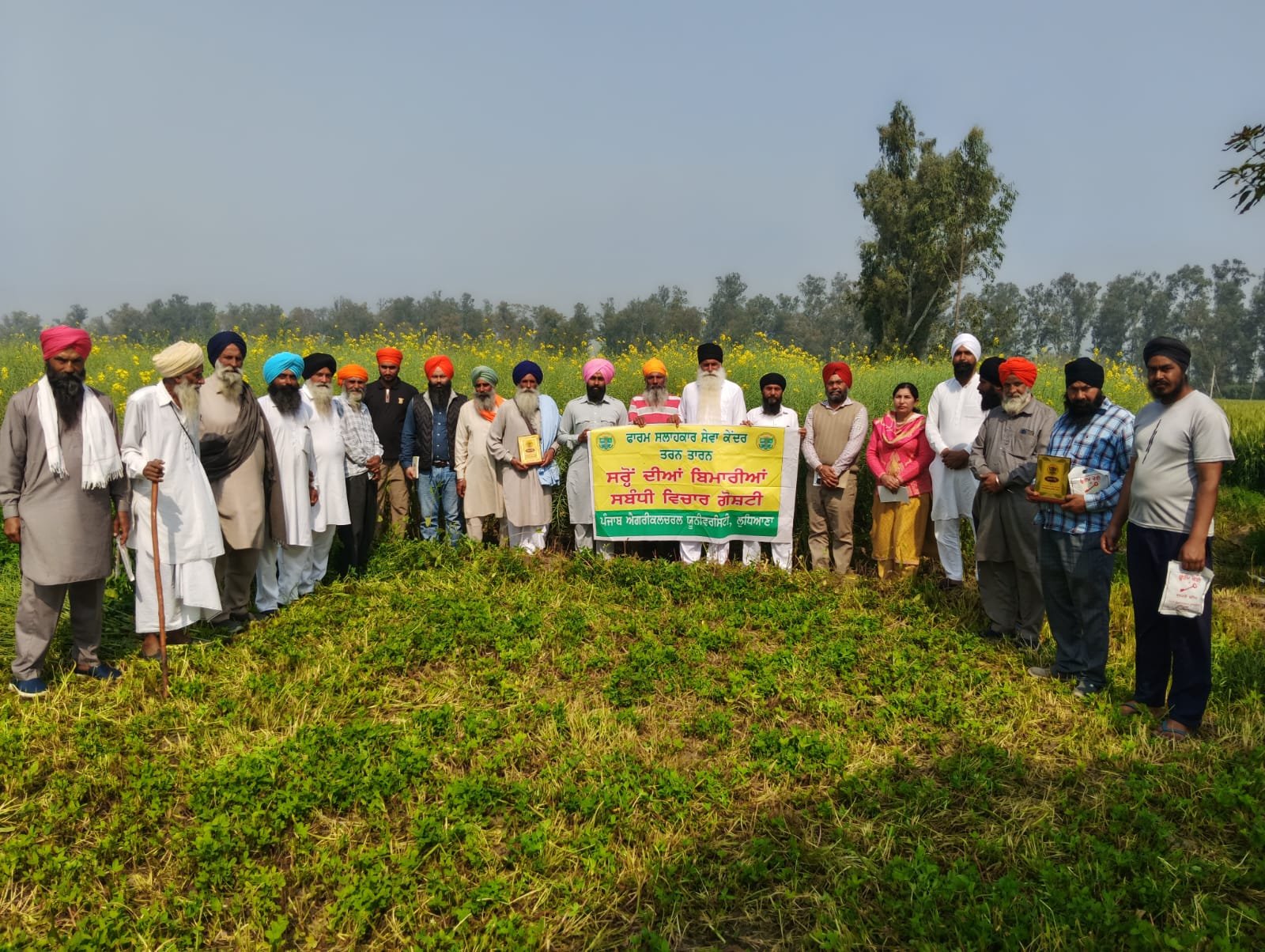 ਸਰ੍ਹੋਂ ਦੀਆਂ ਬਿਮਾਰੀਆਂ ਸਬੰਧੀ ਹੋਈ ਕਿਸਾਨ-ਸਾਇੰਸਦਾਨ ਵਿਚਾਰ ਗੋਸ਼ਟੀ