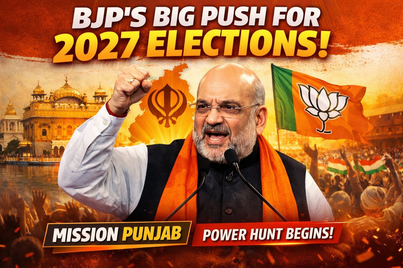 ਮੋਗਾ ਦੀ ਰੈਲੀ ਤੋਂ ਅਮਿਤ ਸ਼ਾਹ ਦੀ ਸਿਆਸੀ ਹੁੰਕਾਰ, 2027 ਦੀਆਂ ਚੋਣਾਂ ਲਈ ਭਾਜਪਾ ਨੇ ਵਜਾਇਆ ਬਿਗੁਲ