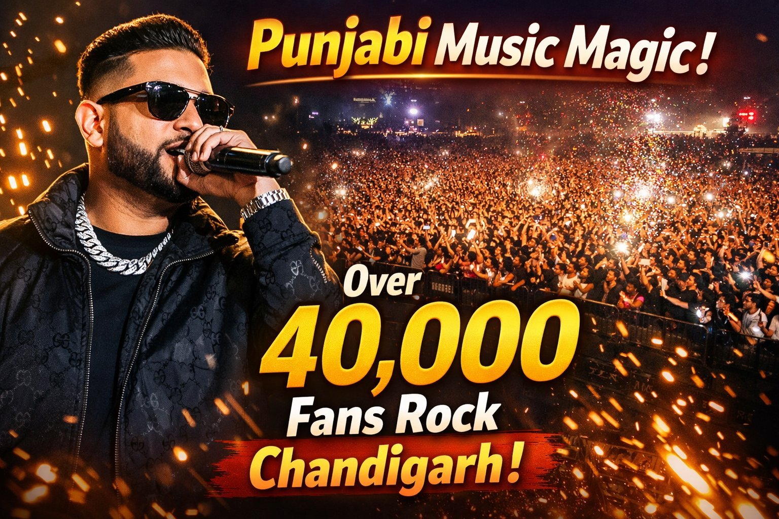 ਚੰਡੀਗੜ੍ਹ ‘ਚ ਗੂੰਜਿਆ ਪੰਜਾਬੀ ਮਿਊਜ਼ਿਕ ਦਾ ਜਾਦੂ, 40 ਹਜ਼ਾਰ ਤੋਂ ਵੱਧ ਫੈਨਾਂ ਨੇ ਕੀਤਾ ਜ਼ਬਰਦਸਤ ਸਵਾਗਤ
