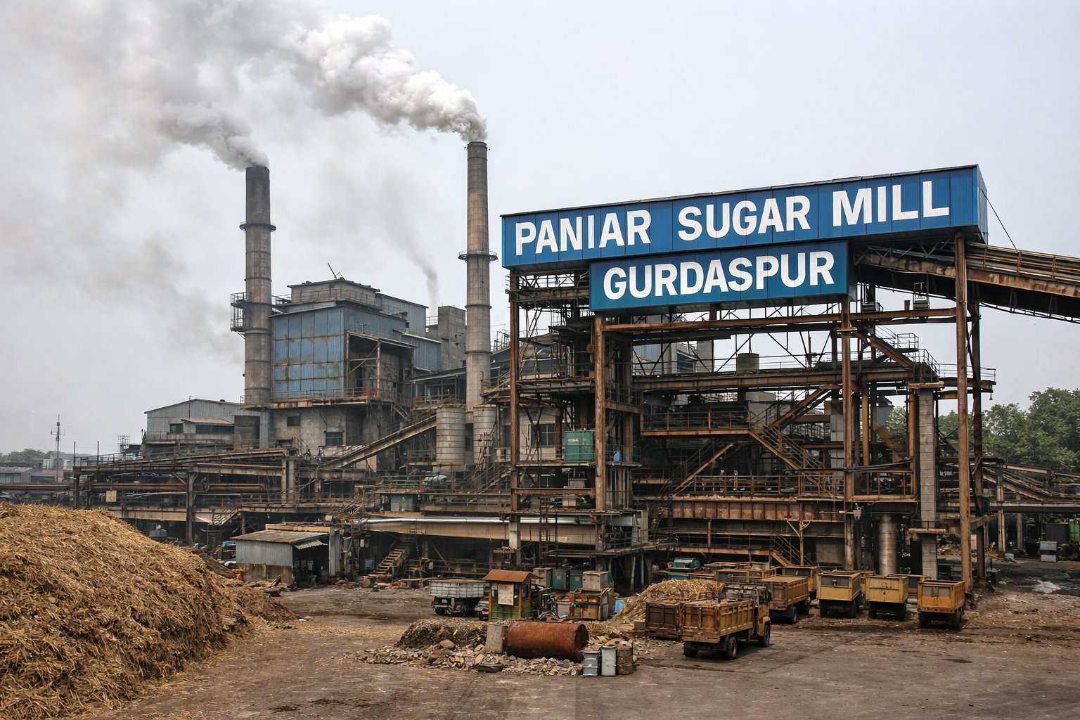 ਗੁਰਦਾਸਪੁਰ ਦੀ ਪਨਿਆੜ ਸ਼ੂਗਰ ਮਿਲ ’ਚ ਹਾਦਸਾ, ਪਲਾਂਟ ਦਾ ਹਿੱਸਾ ਡਿੱਗਣ ਨਾਲ ਮਚੀ ਹੜਕੰਪ